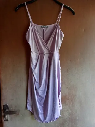 Vestido lencero morado Inside Eve