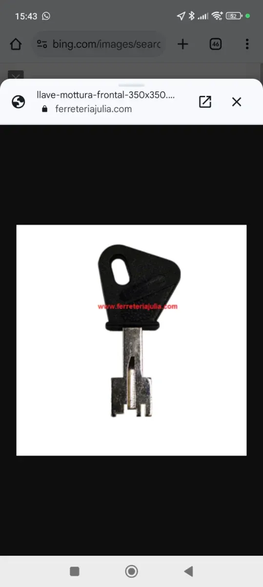 Bombín Mottura Seguridad 91110CP850046AE