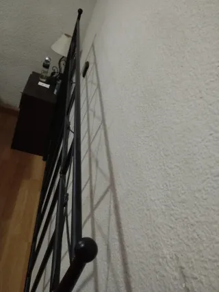 Cabezal forja cama grande negro