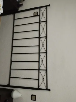 Cabezal forja cama grande negro