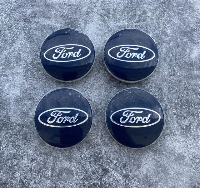 Tapabujes Ford Originales 54mm Azul Marino (4uds)