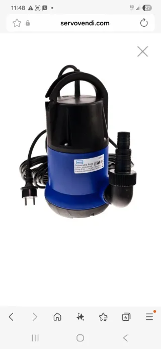 Bomba de agua sumergible aqua king  Q5503