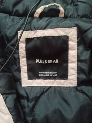 Chaqueta Pull&Bear Beige/Rosa Talla L