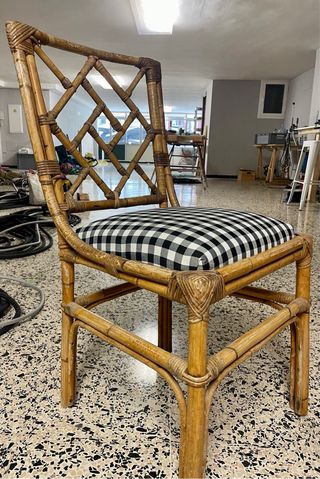 Sillas bambú estilo Chippendale