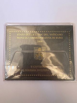 moneda 2 Euro vaticano 2006 Guardia Svizzera