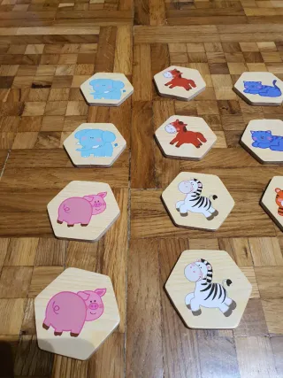 Juego de memoria parejas animales Nenittos