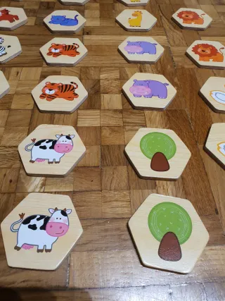 Juego de memoria parejas animales Nenittos