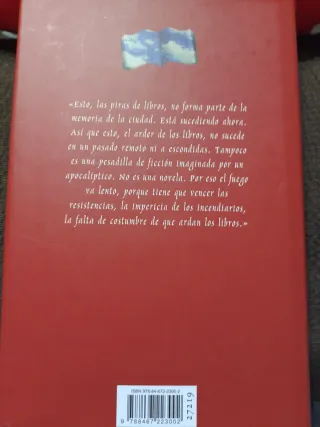 Los libros arden mal