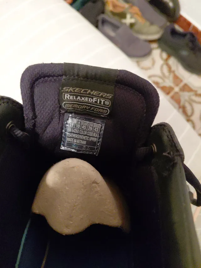 Zapatos Skechers Negro Talla 45