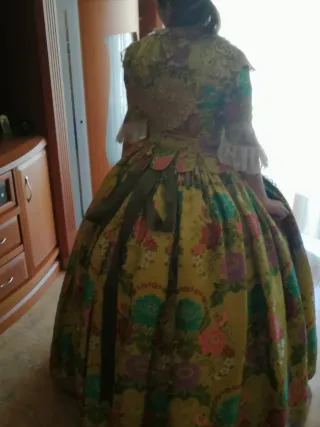 Traje de Fallera Multicolor Talla 36 , 38