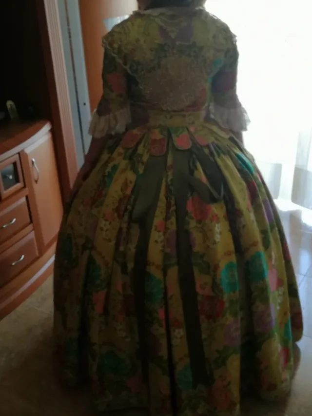 Traje de Fallera Multicolor Talla 36 , 38