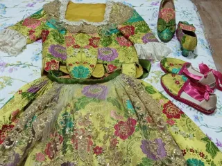 Traje de Fallera Multicolor Talla 36 , 38