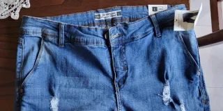 Jeans Terranova skinny Donna Taglia 46 Blu