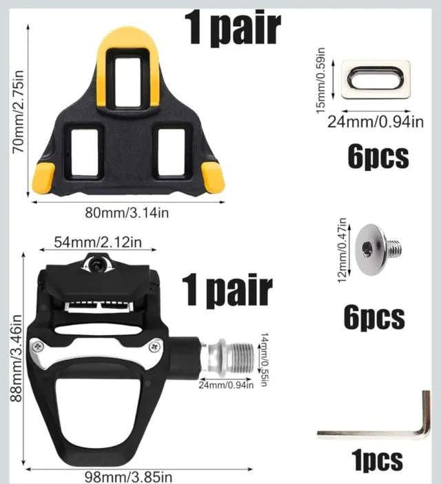 Leimend copia di pedales Shimano