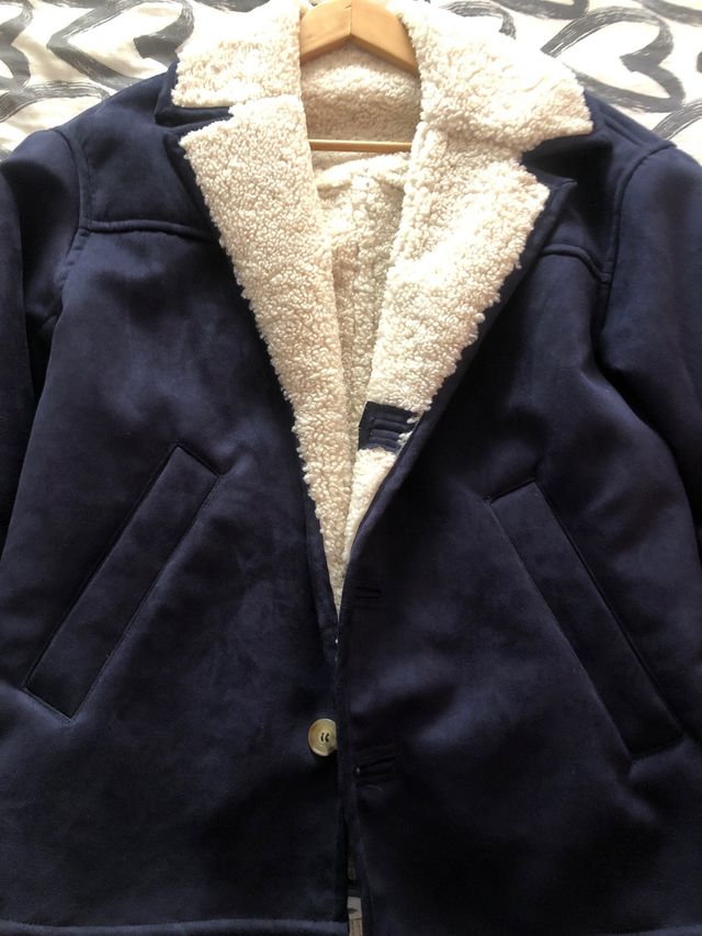 Chaqueta forrada azul marino hombre