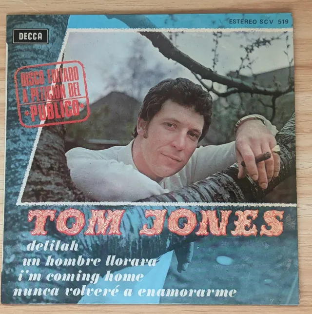 Disco Vinilo. Tom Jones - Delilah