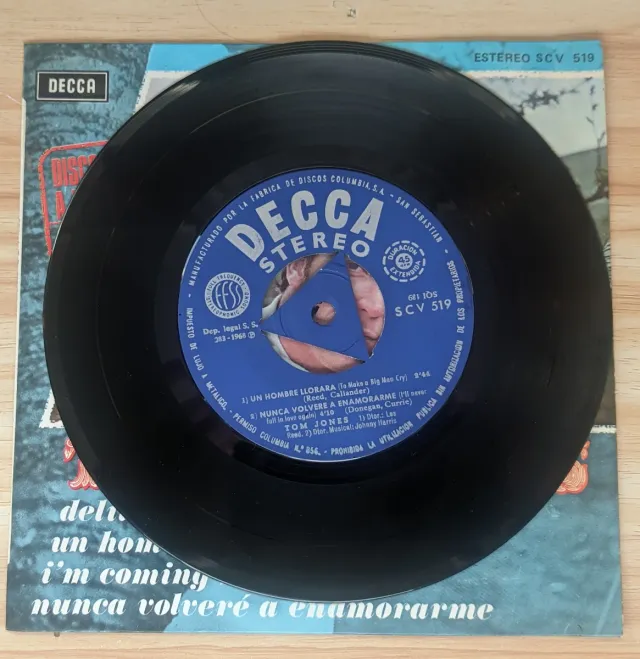 Disco Vinilo. Tom Jones - Delilah