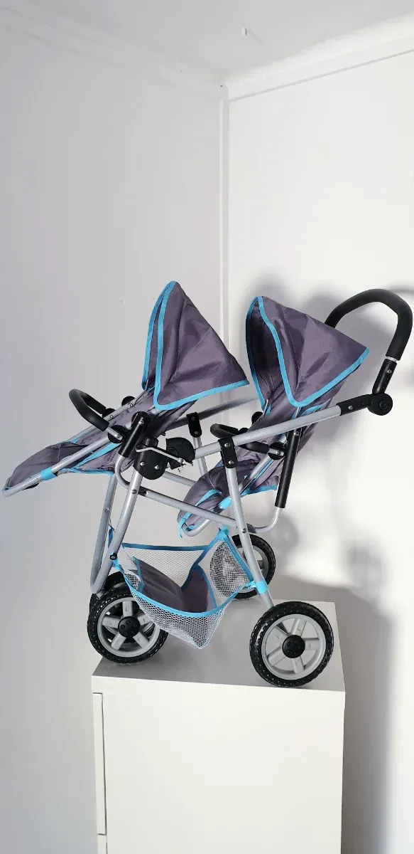 COCHE PLEGABLE PARA 2 MUÑECAS