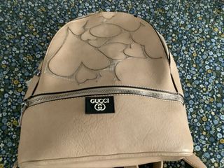 Mochila juvenil beige