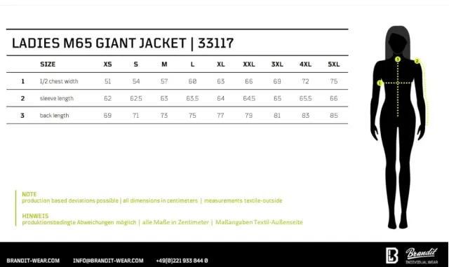 Chaqueta Brandit M65 Giant Verde Oliva