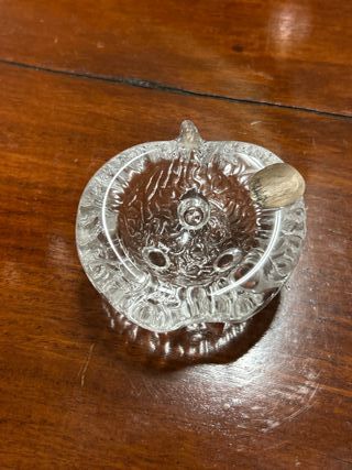 Cenicero Cristal Diseño Manzana
