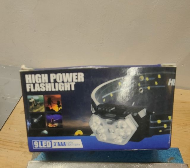 Linterna Frontal LED Alta Potencia