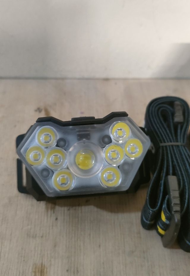 Linterna Frontal LED Alta Potencia