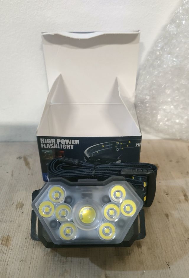 Linterna Frontal LED Alta Potencia