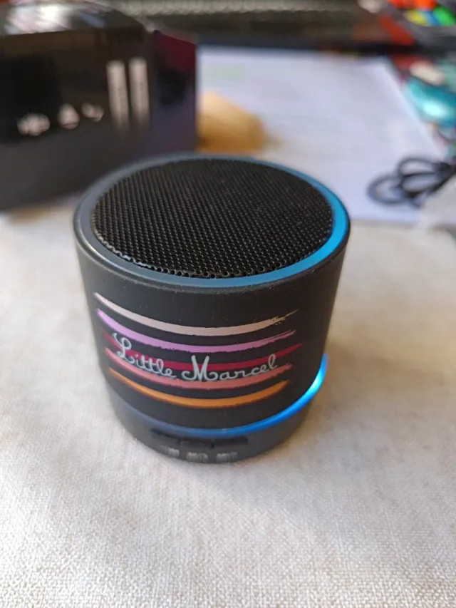 Altavoz Bluetooth Negro Multicolor