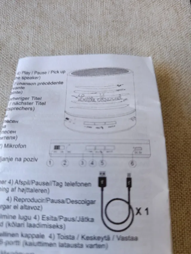 Altavoz Bluetooth Negro Multicolor