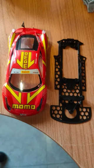 CHASIS 3D FERRARI BLACK ARROW PARA CUNA SLOT. IT