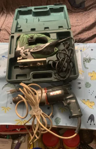 Lote 2 Herramientas: Sierra y Taladro