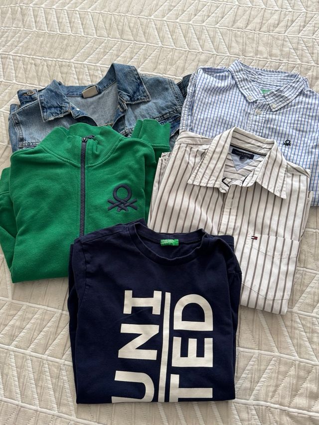Lote Ropa Niño Benetton Tommy Hilfiger