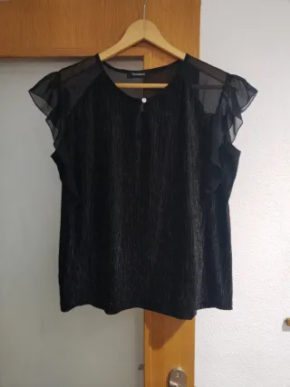 Blusa fiesta Tantannoni negra