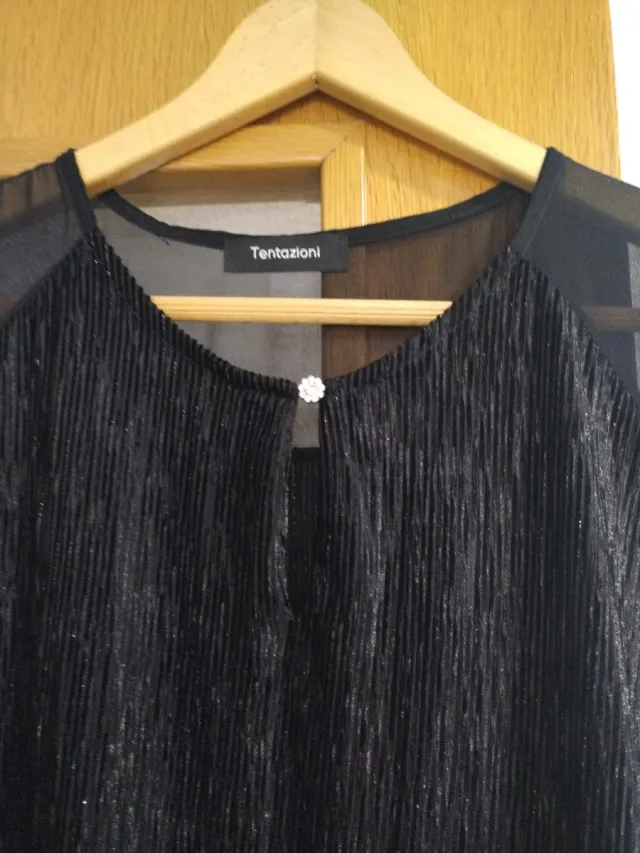 Blusa fiesta Tantannoni negra