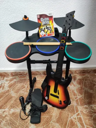 Pack Guitar Hero World Tour Completo Wii