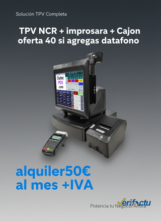 TPV NCR Completo + Impresora + Cajón