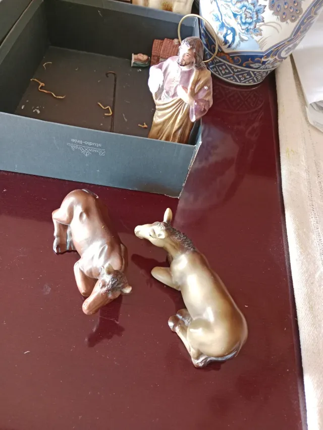 Figura Belén Mula Terracota 14cm