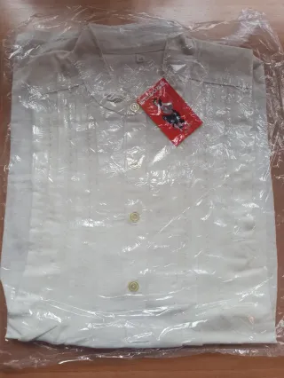 Camisa beige talla M