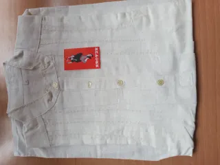 Camisa beige talla M