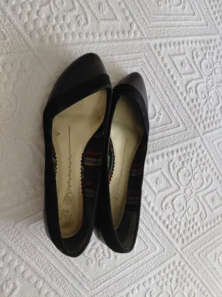 Zapatos negros mujer tacón bajo talla 39