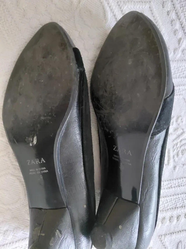 Zapatos negros mujer tacón bajo talla 39