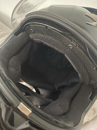 Casco moto Scorpion + interconunicador