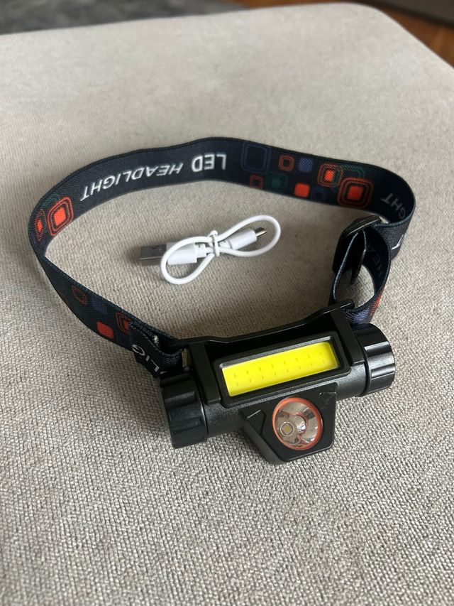 Lampada frontale LED per la testa con USB XPE COP