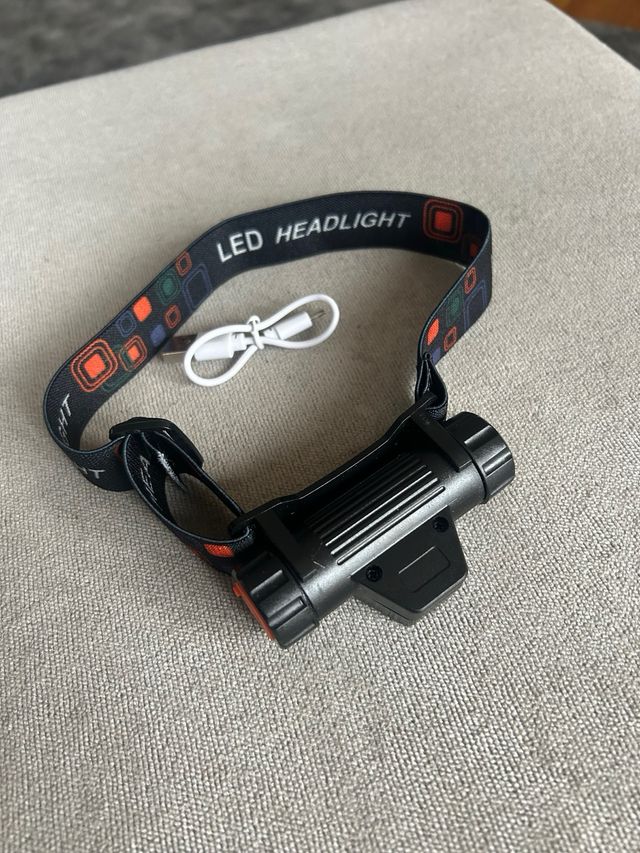 Lampada frontale LED per la testa con USB XPE COP