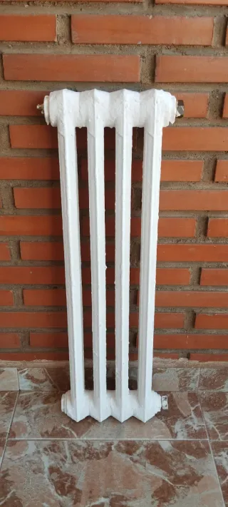 Lote radiadores forjados blancos