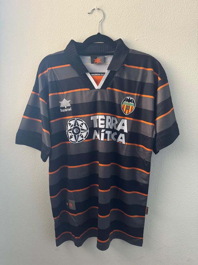 Camiseta Valencia 2ª Equipación 99/00 Talla L
