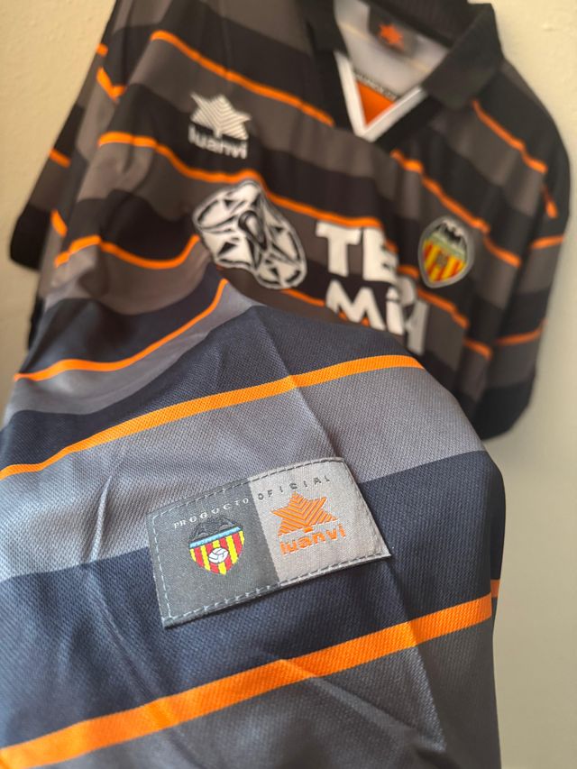 Camiseta Valencia 2ª Equipación 99/00 Talla L