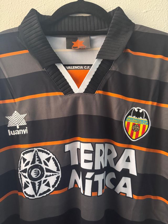 Camiseta Valencia 2ª Equipación 99/00 Talla L