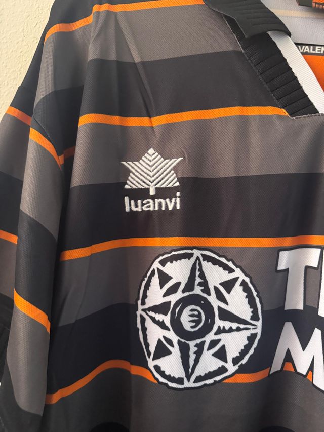 Camiseta Valencia 2ª Equipación 99/00 Talla L